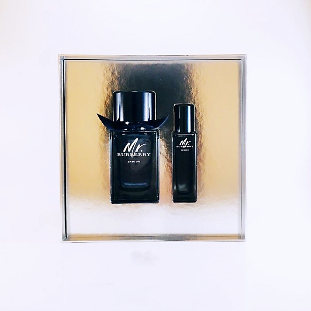 MR BURBERRY INDIGO BY BURBERRY GIFT SET 100 ML EAU DE TOILETTE SPRAY 30 ML EAU DE TOILETTE SPRAY MEN Beauty Personal Care Fragrance Deodorants on Carousell