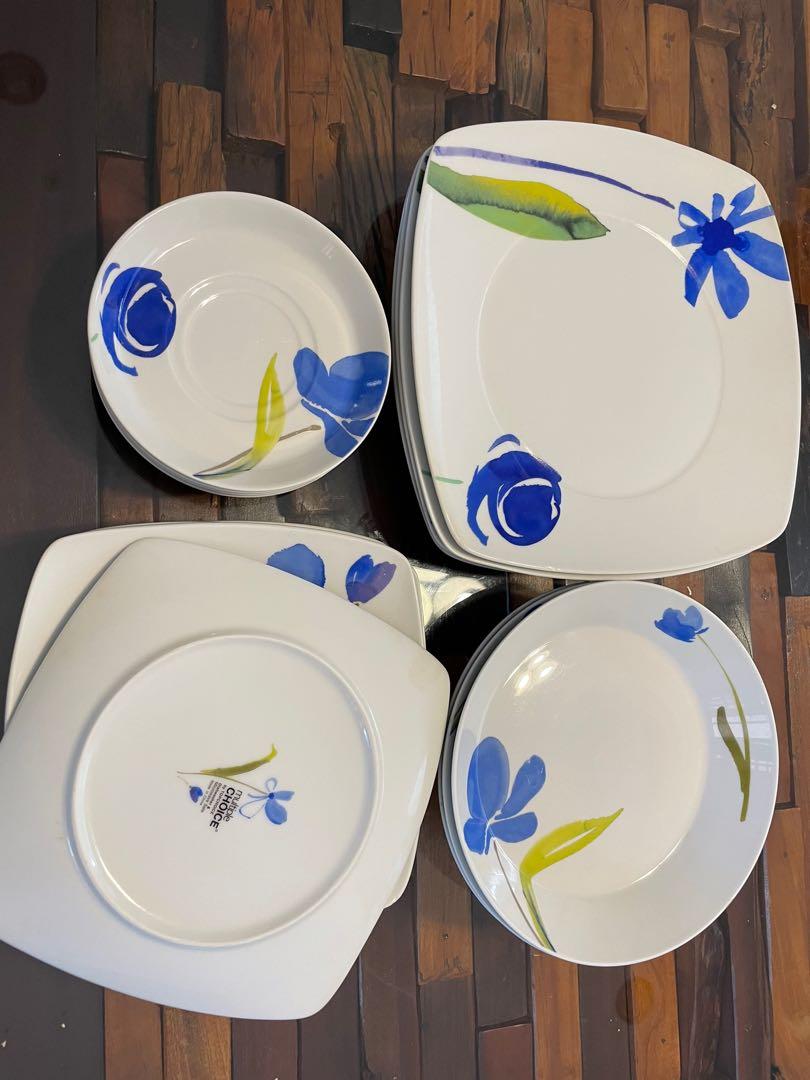 Multiple Choice Dinner Plates, Salad Plates, Large Bowls, Saucers