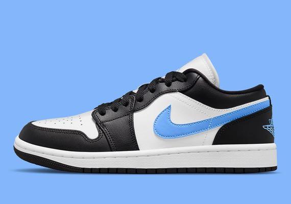 Jordan 1 low blue white sales