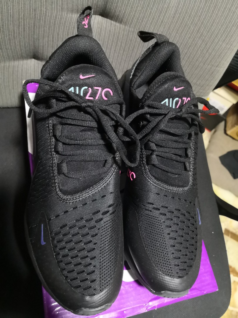 Nike air 270 new arrivals black and purple