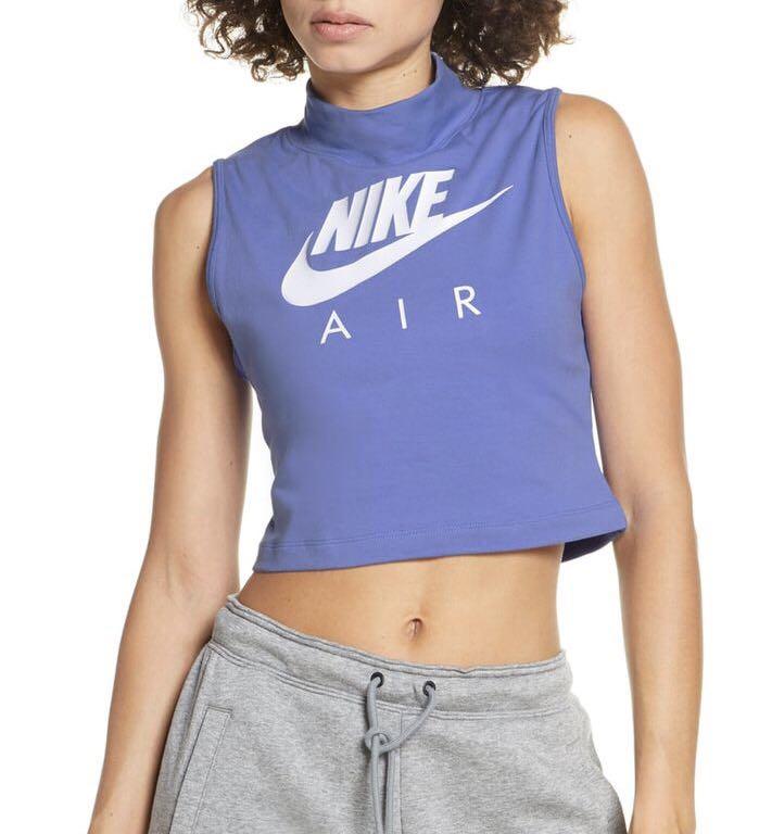 nike mock neck crop top