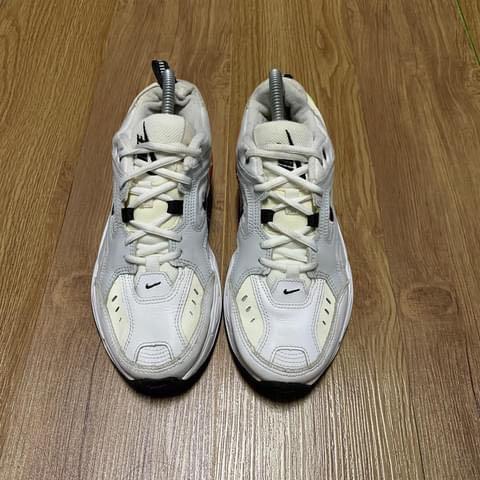 Nike m2k tekno pure platinum volt orange sales