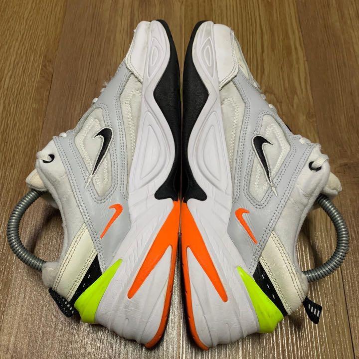 Nike m2k tekno pure platinum volt orange sales