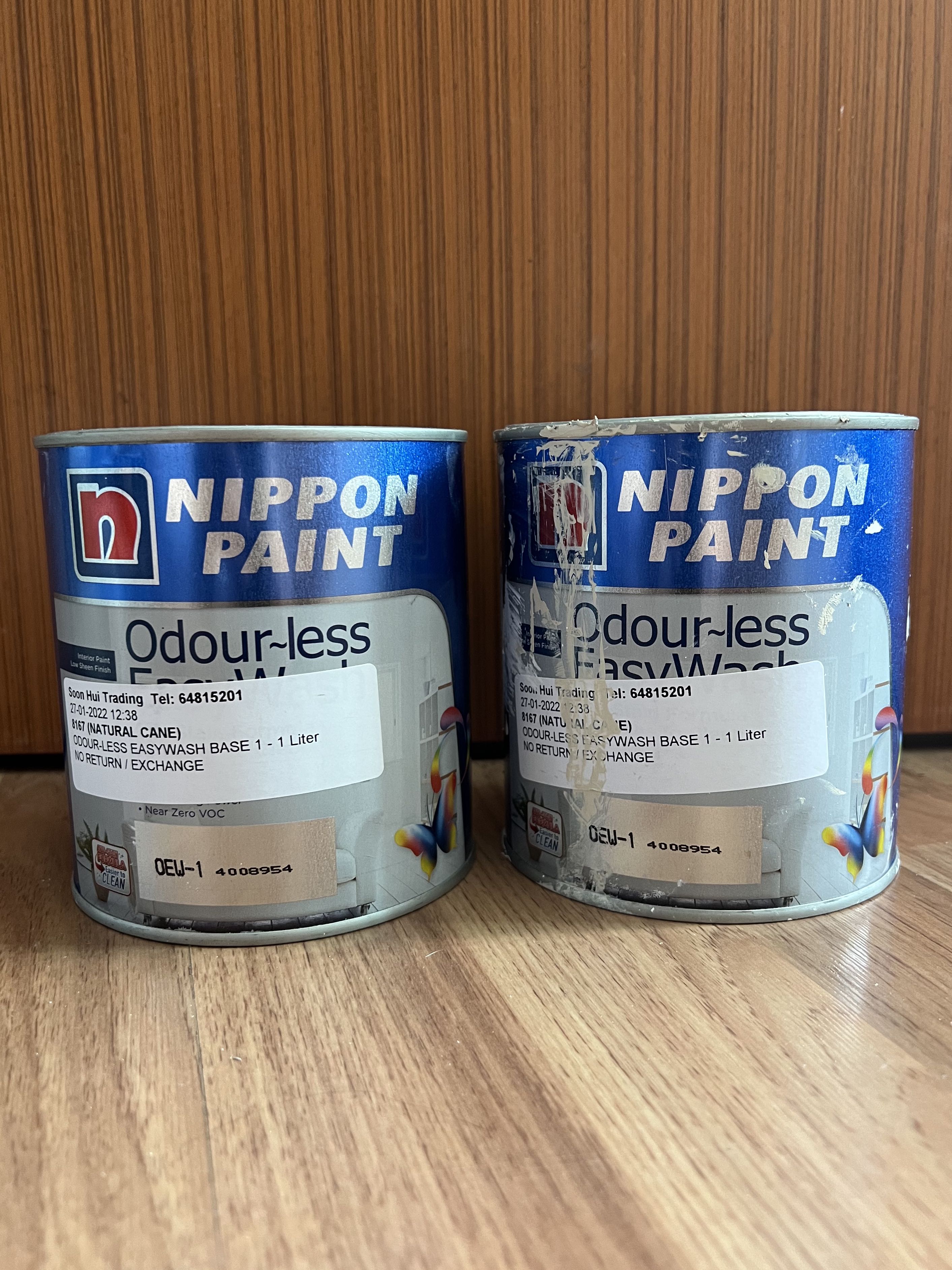 Nippon Odourless Easywash Natural Cane Interior Paint, Furniture