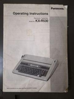 Panasonic KX-R530 Electronic Typewriter R350