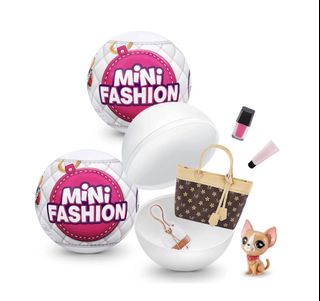 5 Surprise Mini Fashion  Exclusive Mystery Brand Collectibles by ZURU  (2 Pack), Multicolor (77246)