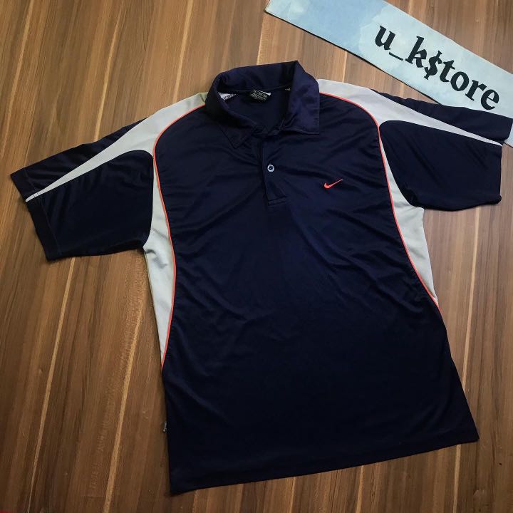 polo nike L, Fesyen Pria, Pakaian 