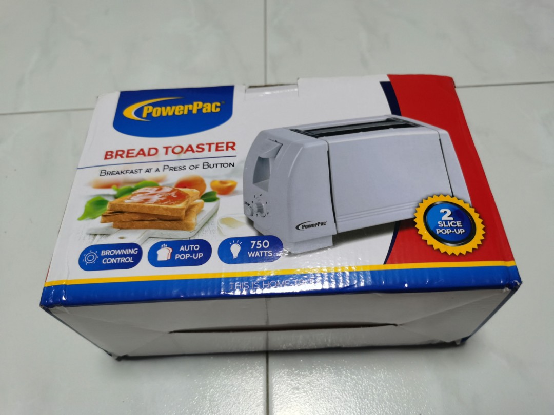 PowerPac Bread Toaster, TV & Home Appliances, Kitchen Appliances ...