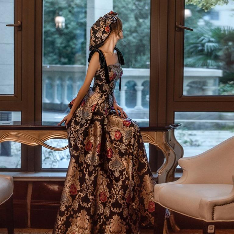 Vintage long evening dresses hot sale