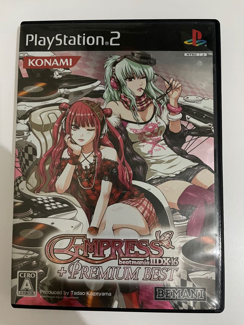 PS2 Game Konami Beatmania IIDX 捽碟機16 Empress + Premium Best