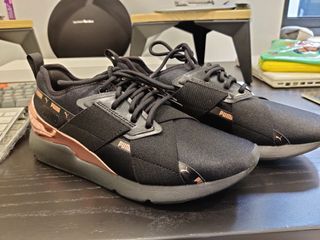 puma muse metal green