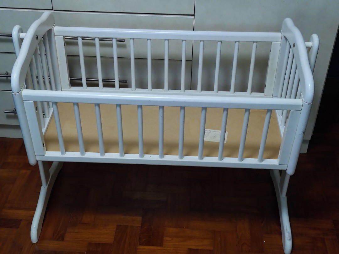 Rocking Cot, Wooden Cot, Mothercare Cot, Mothercare, Newborn, Baby Cot