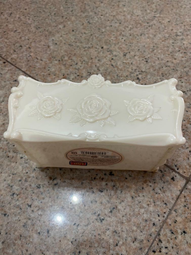 Rose container organiser box, Furniture & Home Living, Home Decor