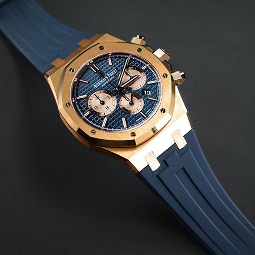 Rubber B for AP Royal Oak 41MM on Alligator Luxury Watches on