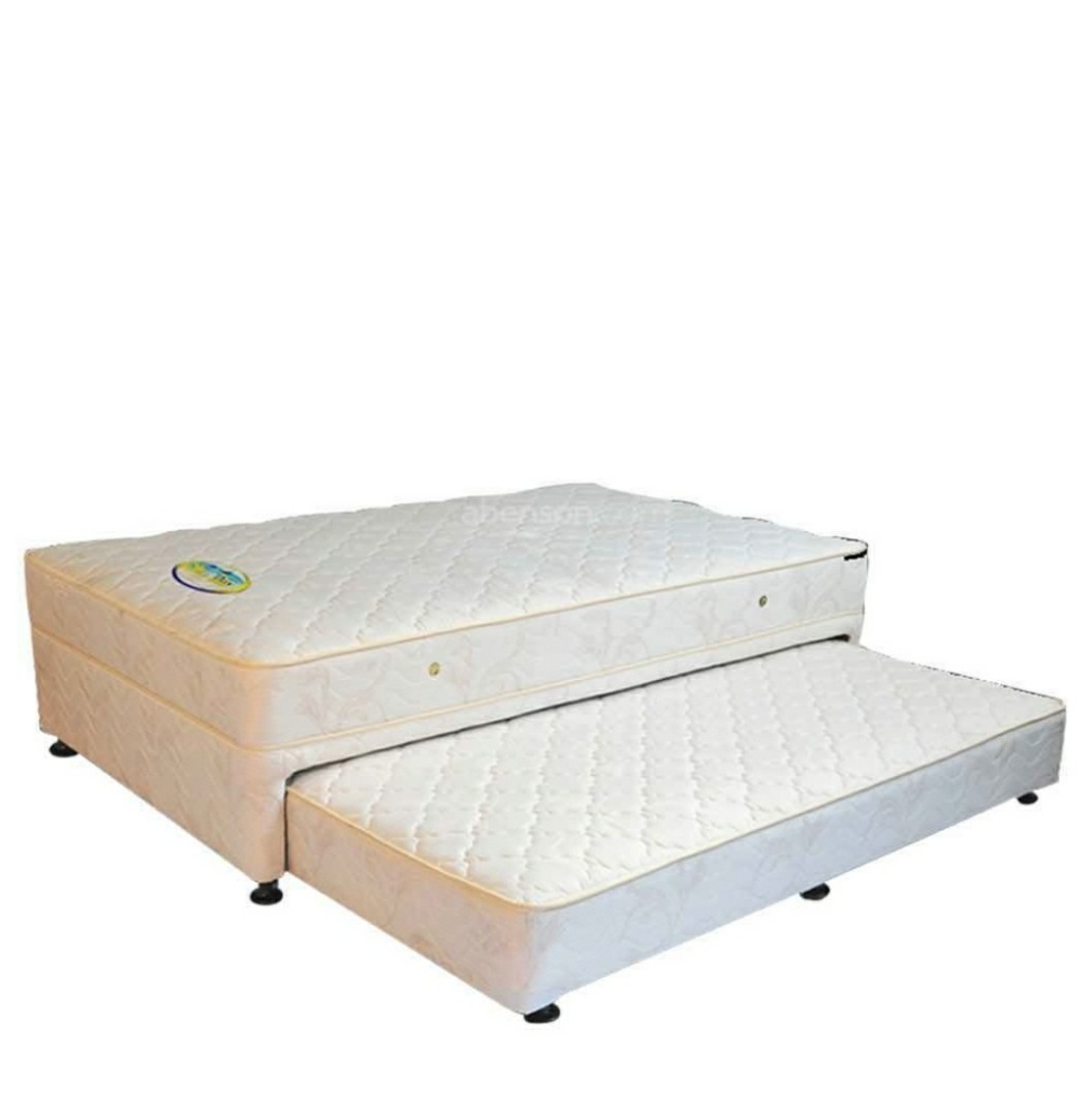 Salem double bed with pullout, Furniture & Home Living, Furniture, Bed