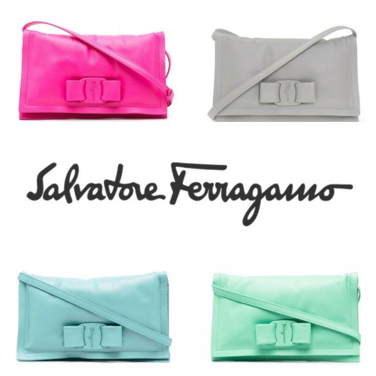 Salvatore Ferragamo Viva Bow Mini Crossbody Bag - Hot Pink for Women