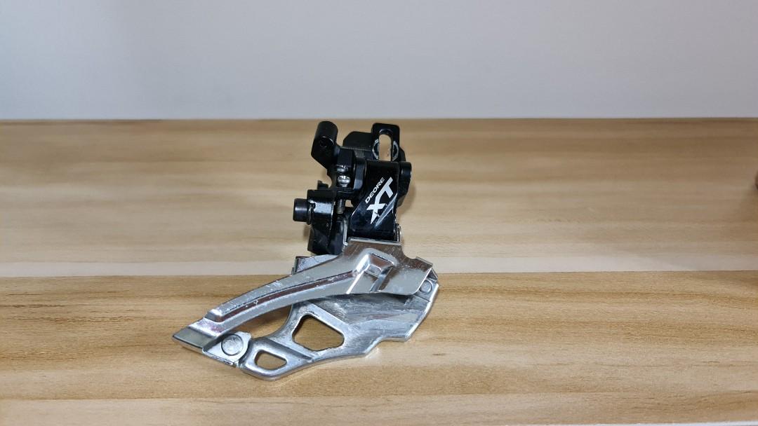 Shimano XT front derailleur, shifter sold, Sports Equipment, Bicycles