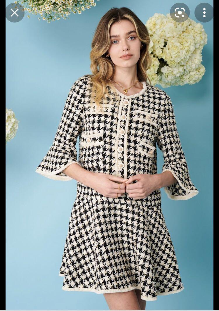 Sister Jane tweed dress Carousell