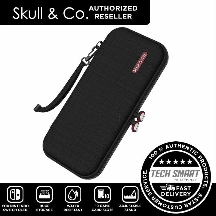 Skull & Co. EDC Case For Nintendo Switch OLED (Carrying Case Only) (Category: Cases & Covers) located in Manila. Submitted by techsmartph (Listing ID 1140732234, Image 1). Description: * Fits SWITCH OLED with SnapGrip only * One case, two consoles - fits both the OLED SWITCH and OG SWITCH * Reasonable internal space - fits even if your SWITCH wears a case and thumb grips 10 game card slots - take your favorite games on the go anywhere, any time *