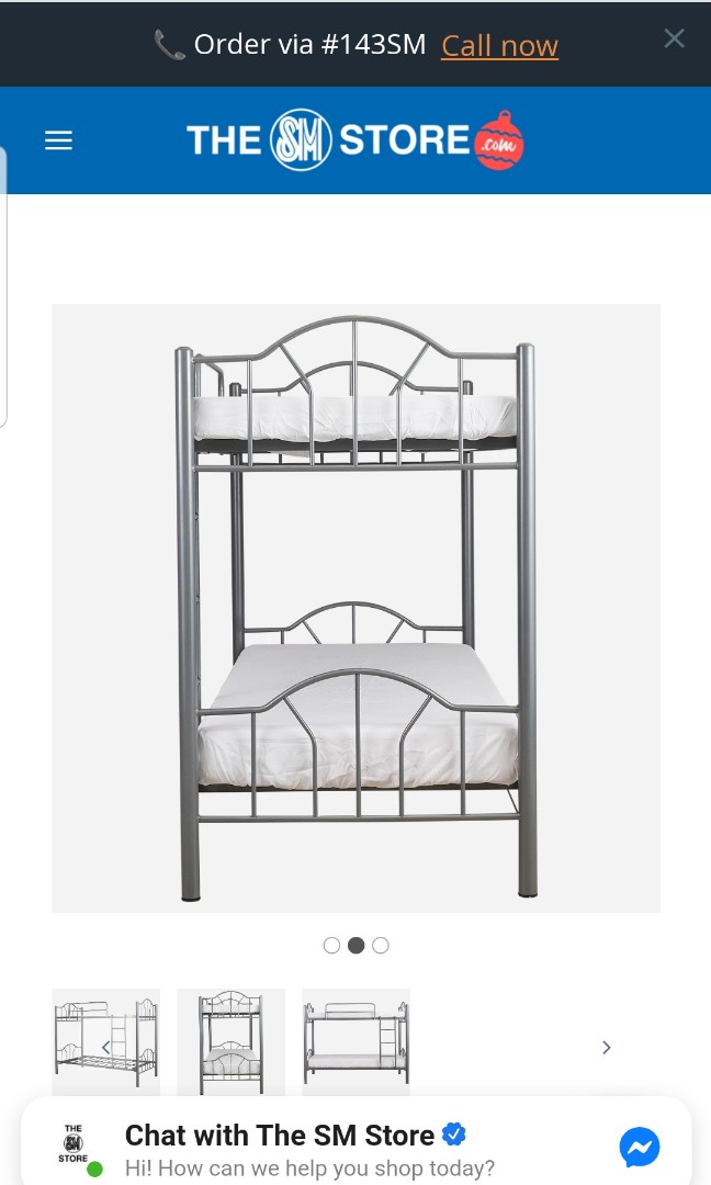 Sm double deck clearance bed