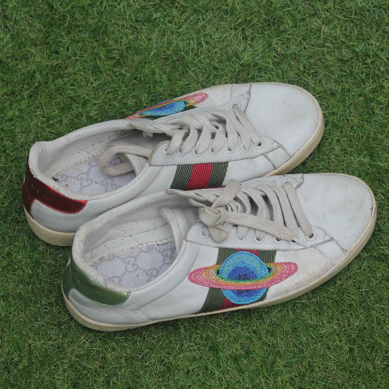 Sneakers GUCCI ACE PLANET MINUS Authentic Second Fesyen Pria