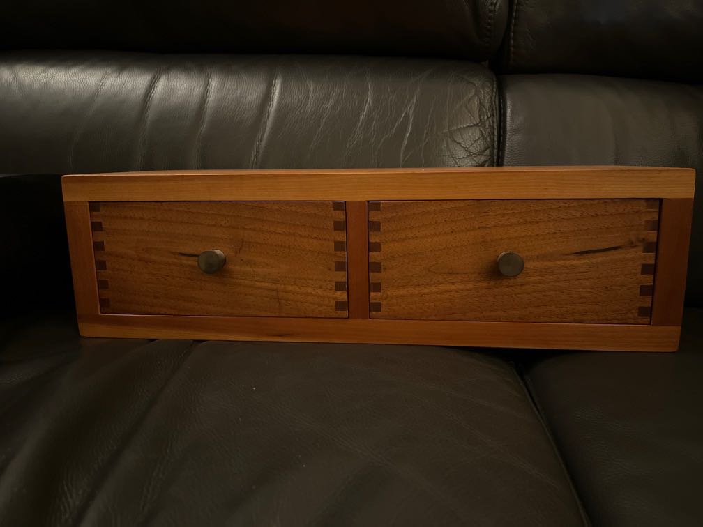 Solid wood table top drawers, Furniture & Home Living, Furniture