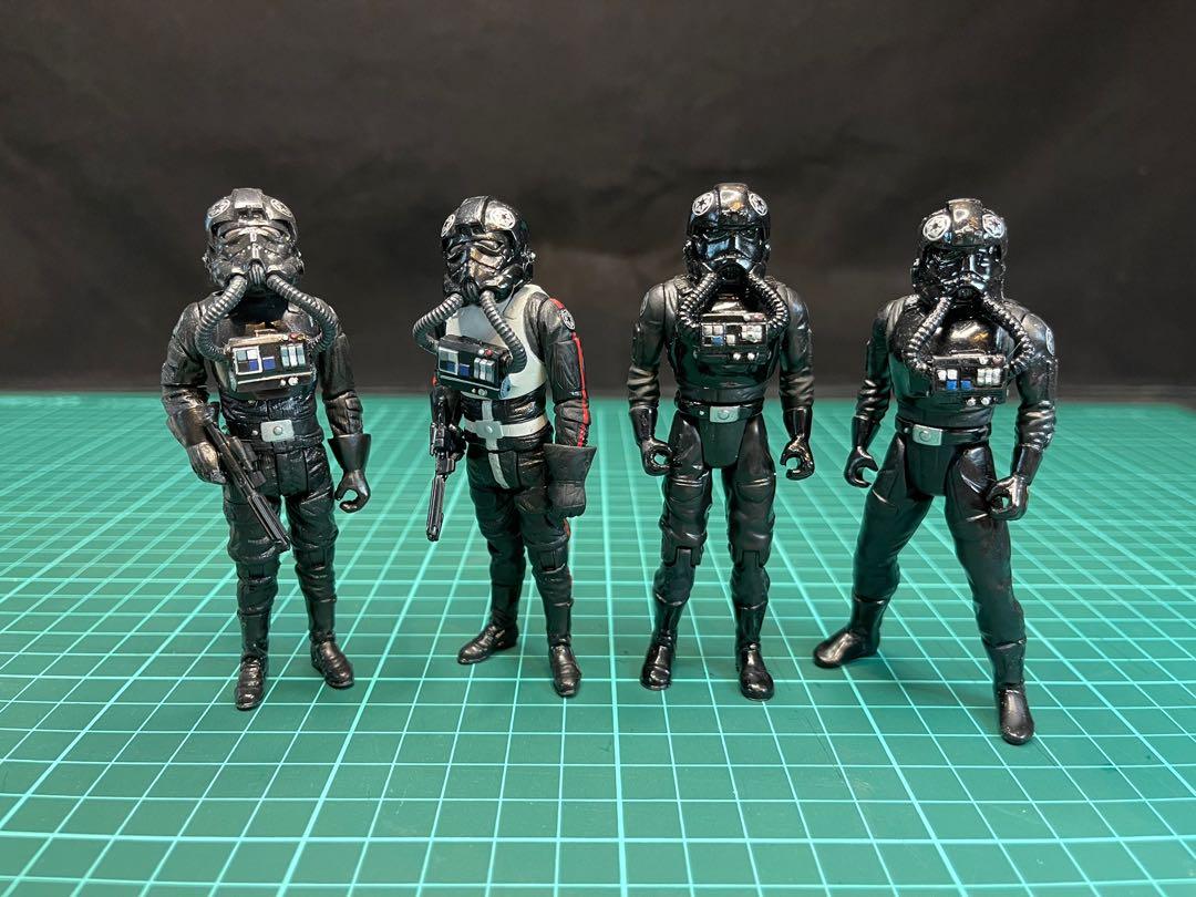 STAR WARS SET OF 4: TIE FIGHTER PILOTS 