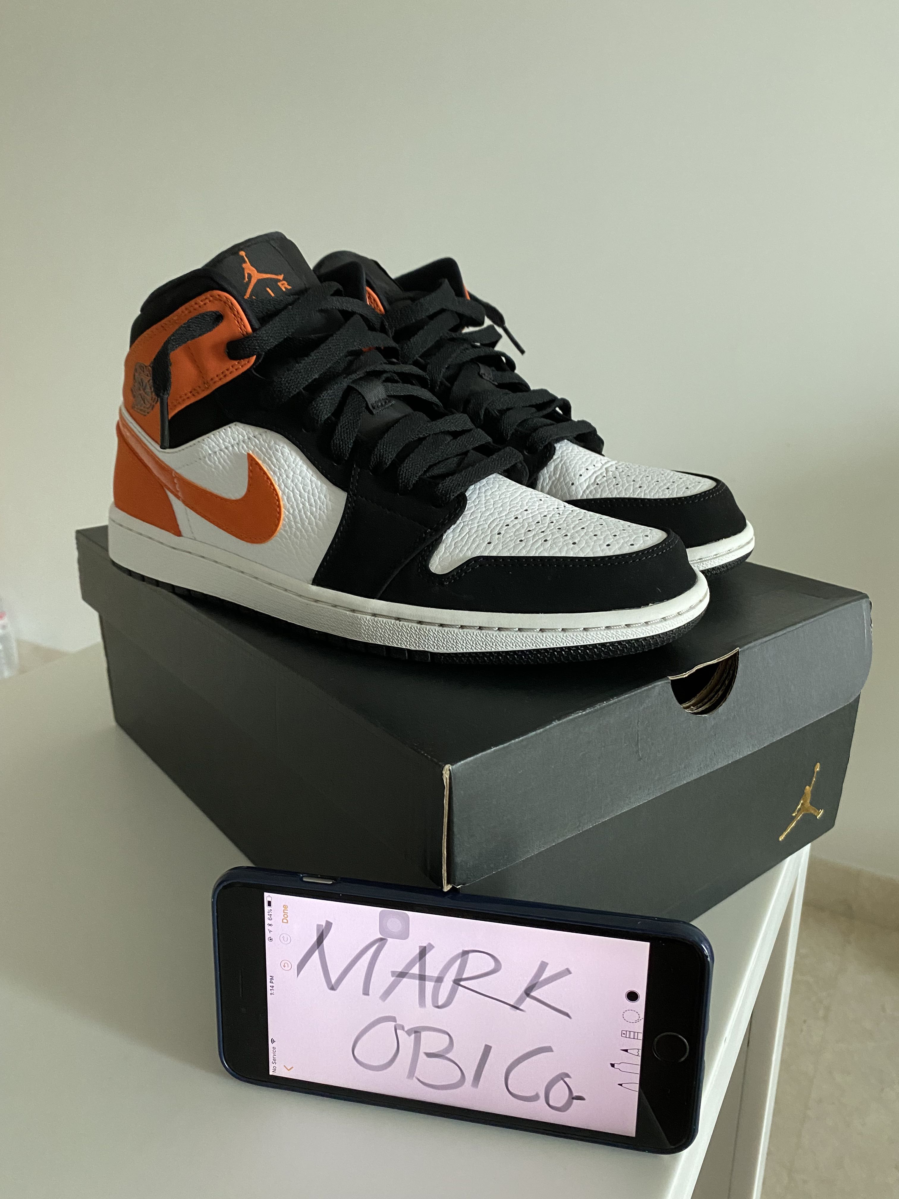 Air jordan 1 on sale mid taille 38