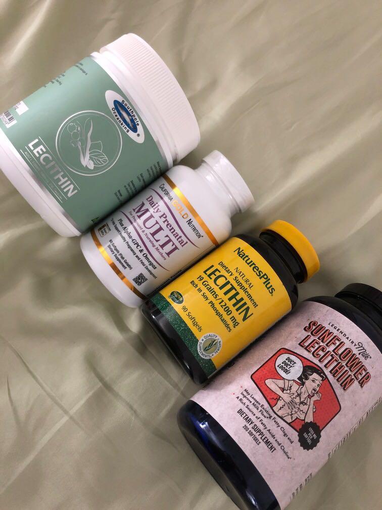 Sunflower Lecithin for Clogged Ducts & Pre Natal Multi Vitamin, Babies