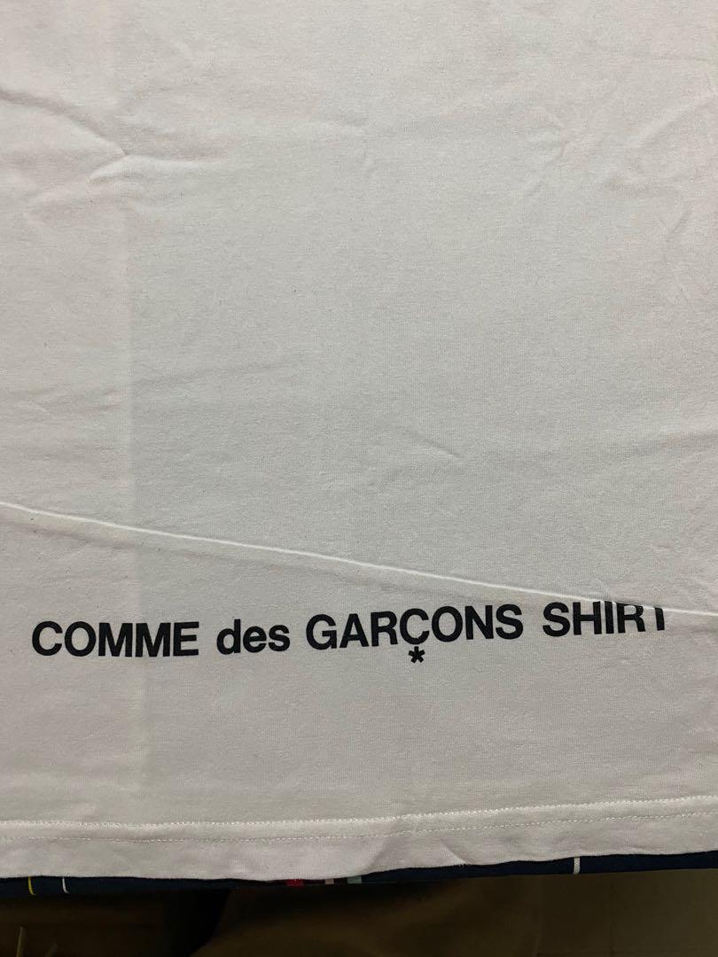 Supreme cdg split box logo tee legit check top
