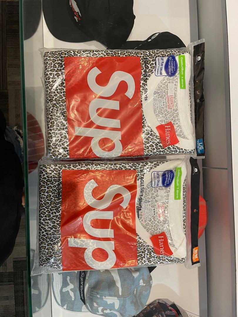 Supreme clearance hanes leopard