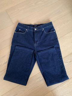 TOMMY dark wash straight fit jeans