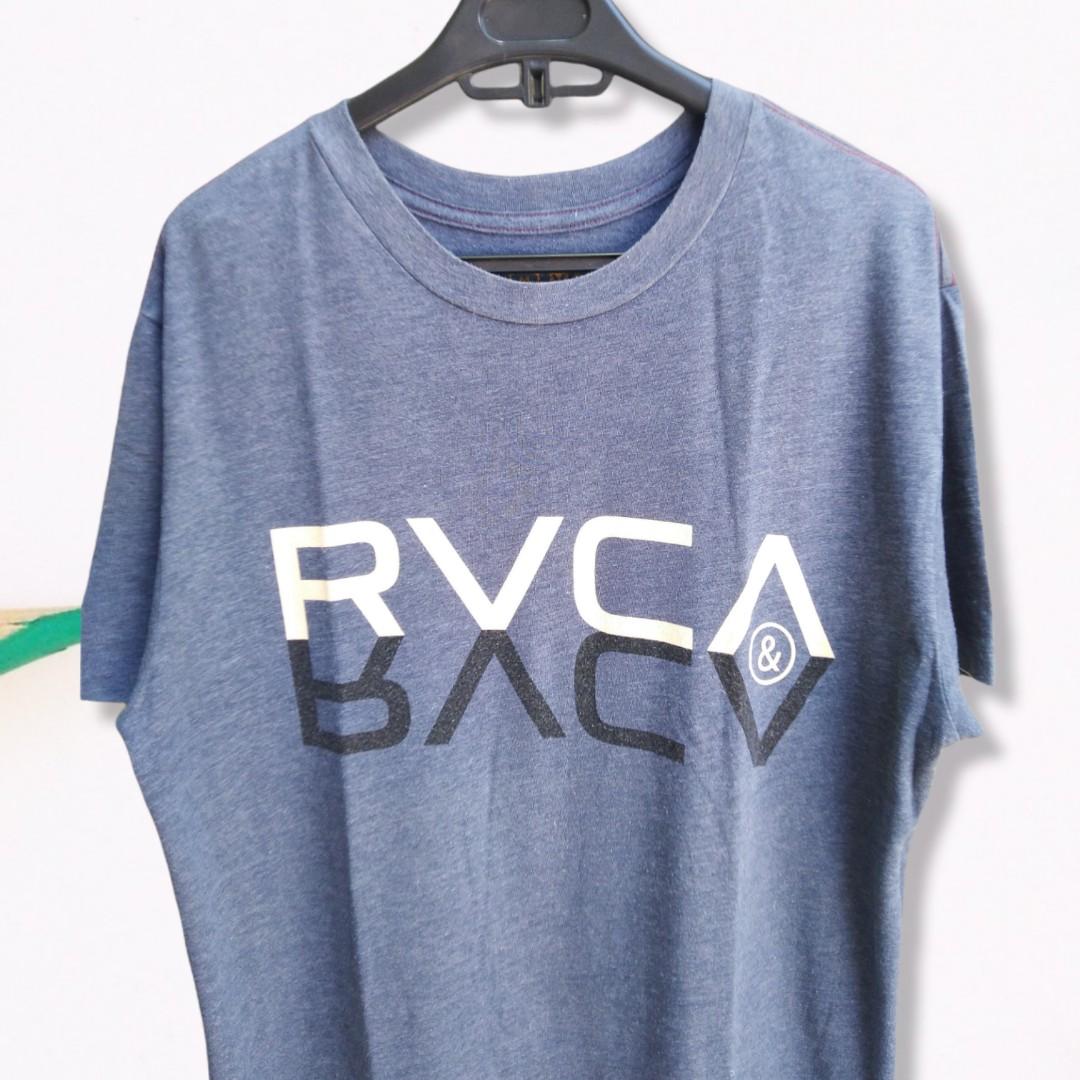 Tshirt Rvca, Fesyen Pria, Pakaian 