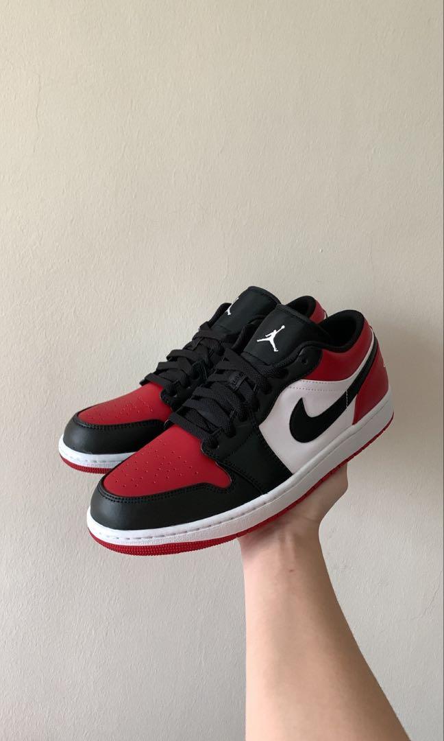 Nike air jordan best sale 1 bred 213