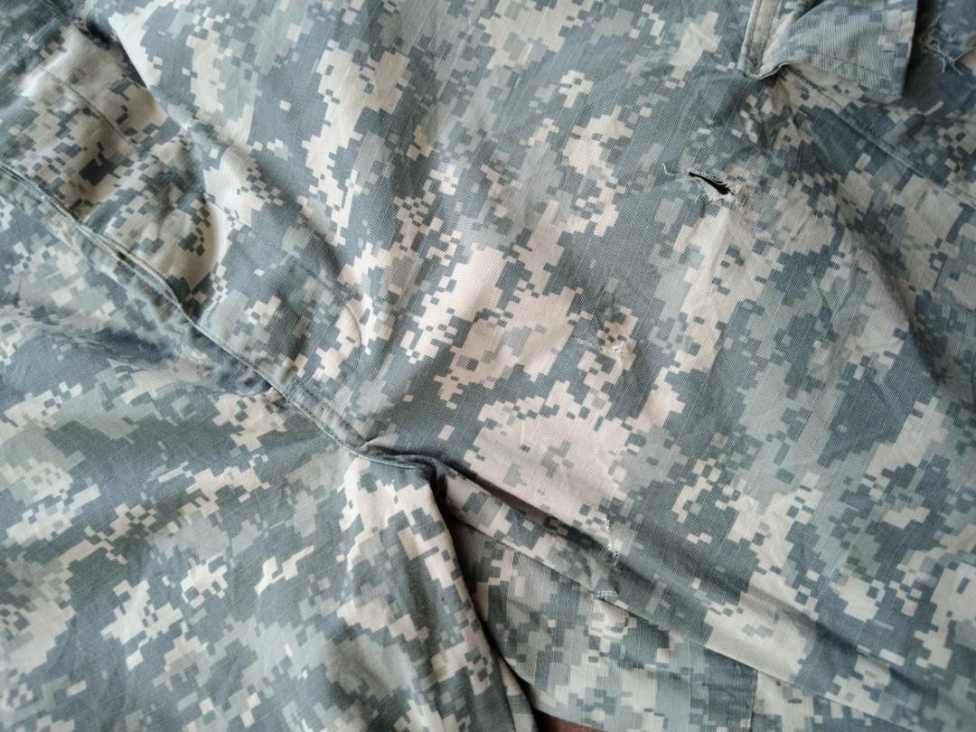 Us Army Acu Camo Digital Ripstop Military Cargo Pants 8 Pocket Men s 