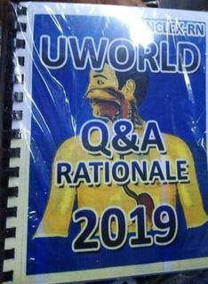 UWORLD Q&A RATIONALE 2019
