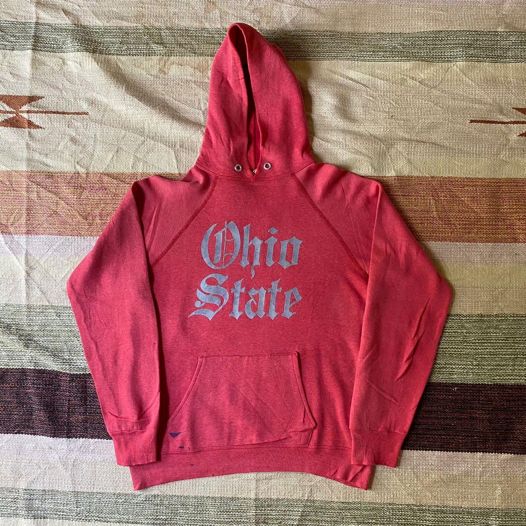 Vintage 80s champion 'ohio state' hoodie, Men's Fashion, Tops ...