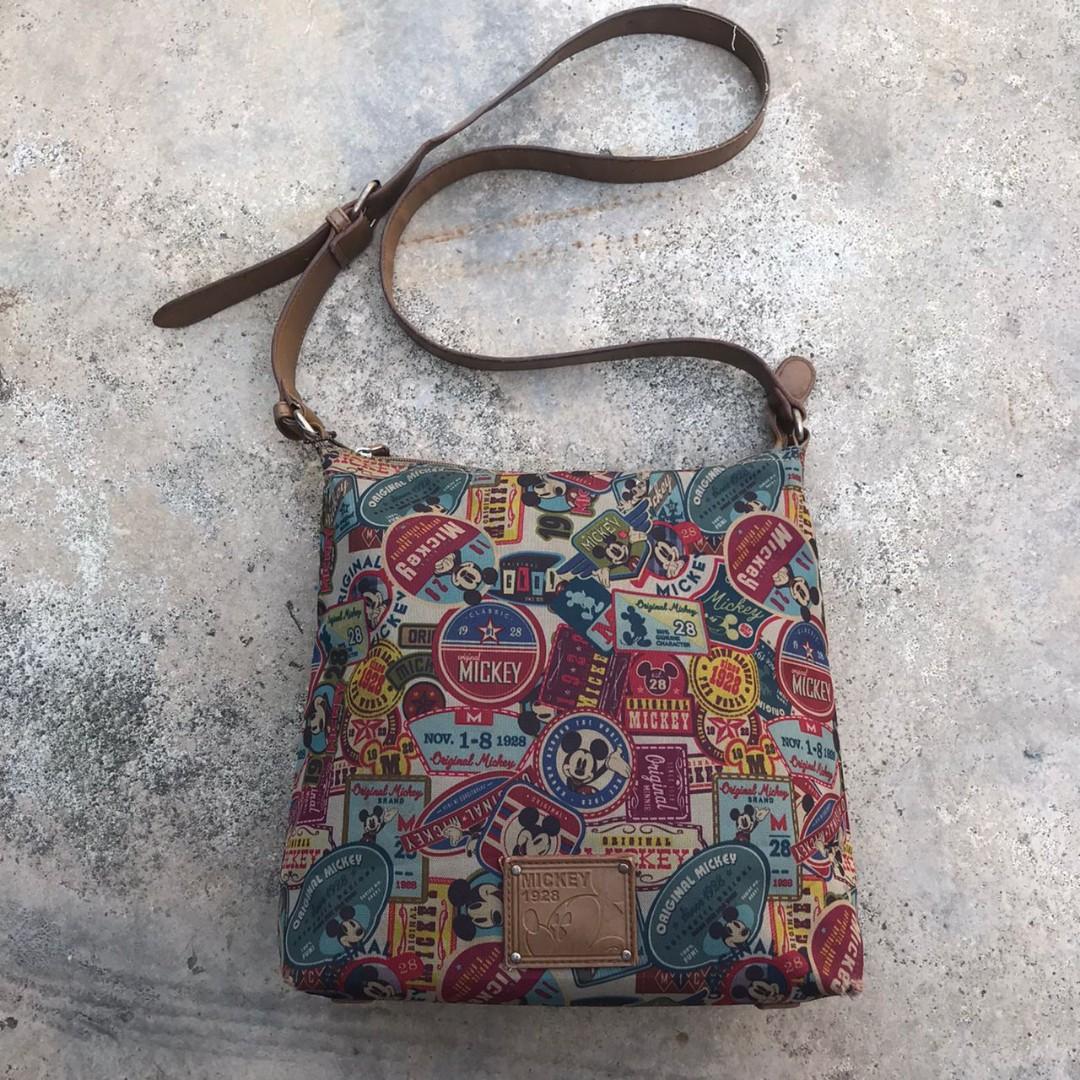 Vintage mickey mouse best sale bag
