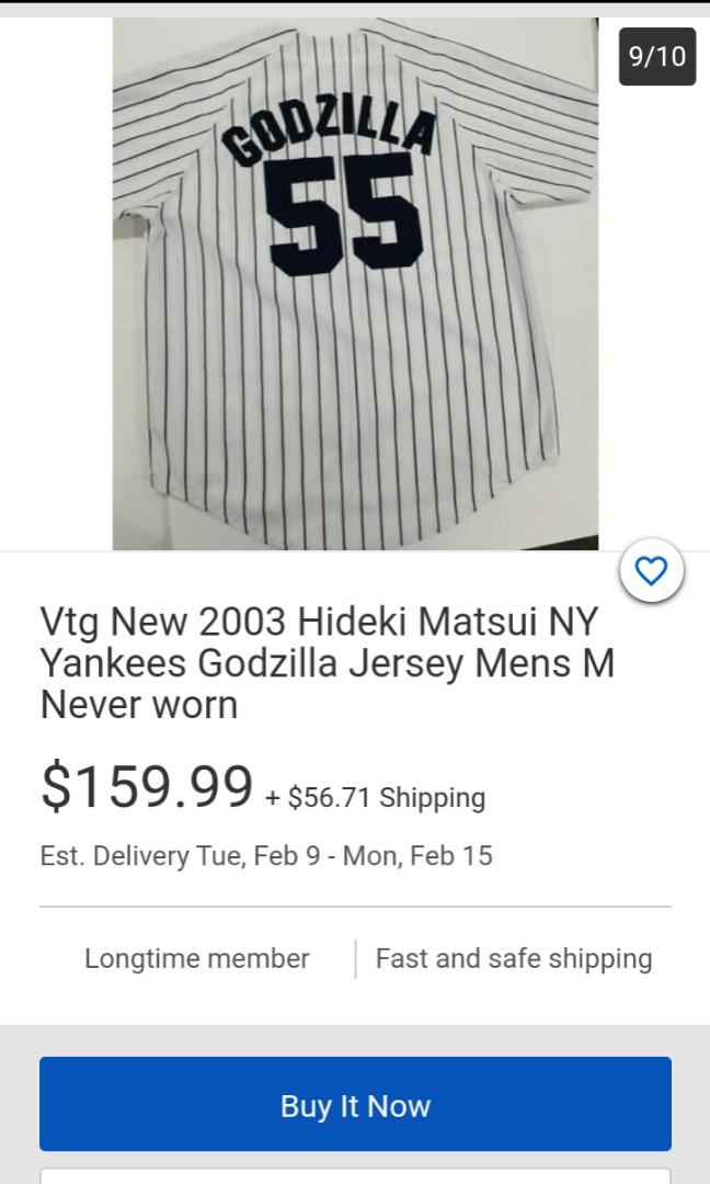 MAJESTIC  HIDEKI MATSUI New York Yankees 2003 Throwback Baseball Jersey