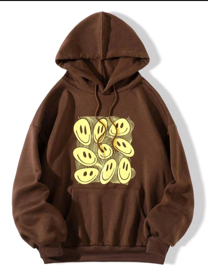 hoodie with a smiley face