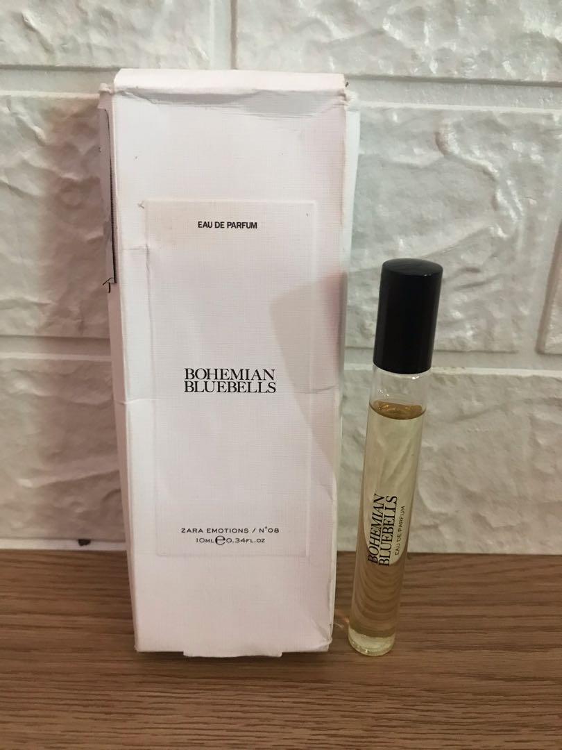 Zara perfume bohemian 2025 bluebells