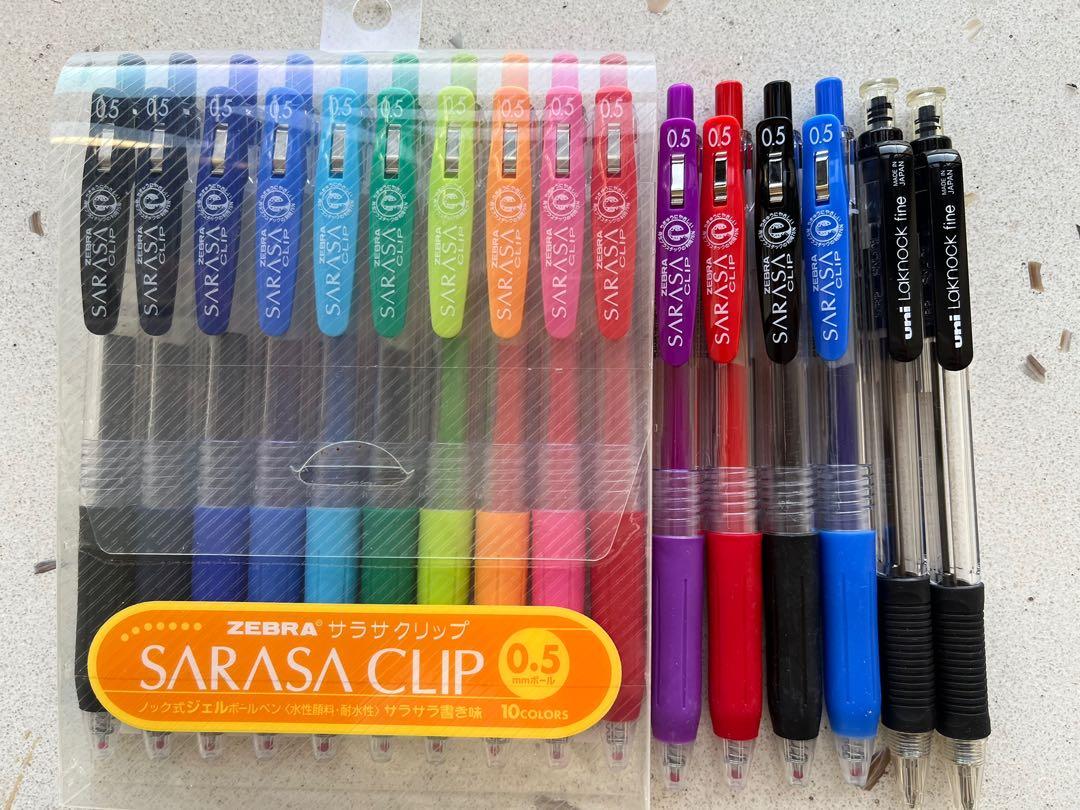 Zebra Sarasa Clip Disney 8本 新品未使用 期間限定特価品
