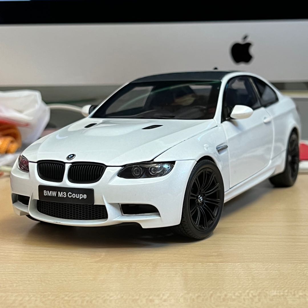 118 Kyosho BMW M3 Coupe (White), Hobbies & Toys, Toys & Games on Carousell