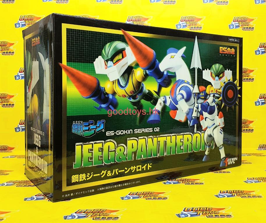 中古已開封ACTION TOYS ES合金SERIES 鋼鐵JEEG&PANTHEROID ES-GOKIN