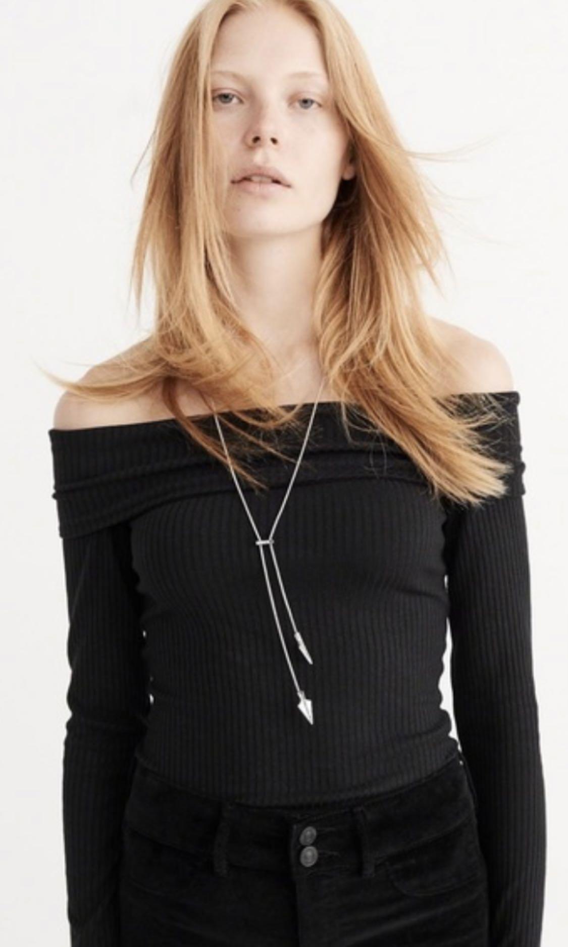 abercrombie off the shoulder top