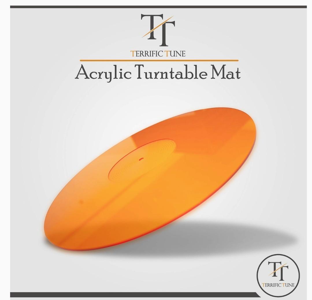 Acrylic Slipmat for Turntables Transparent Platter Mat Antistatic