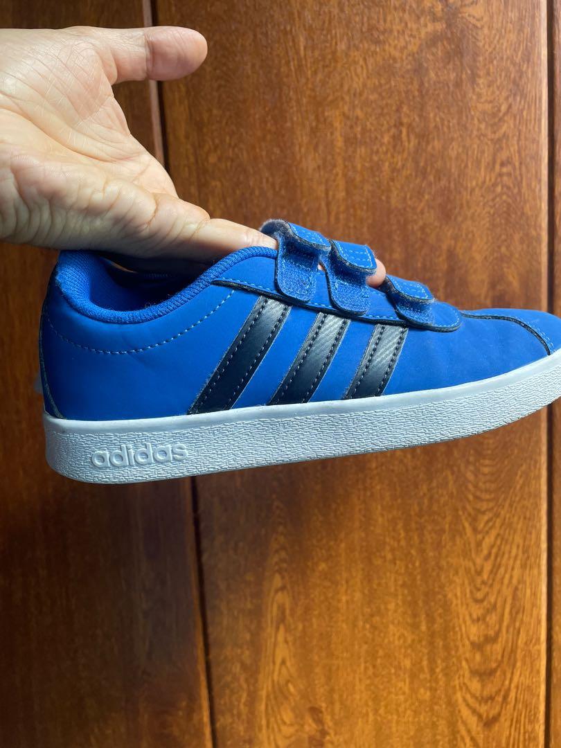adidas blue velcro trainers