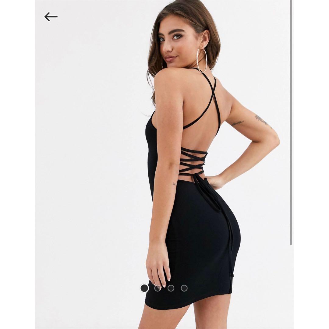 bodycon tie dress