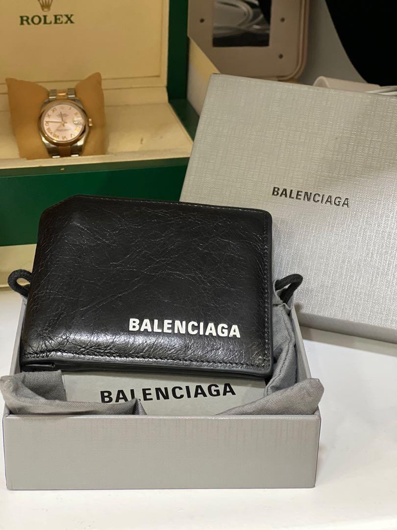 Authentic Balenciaga calfskin bifold wallet, Luxury, Bags & Wallets on