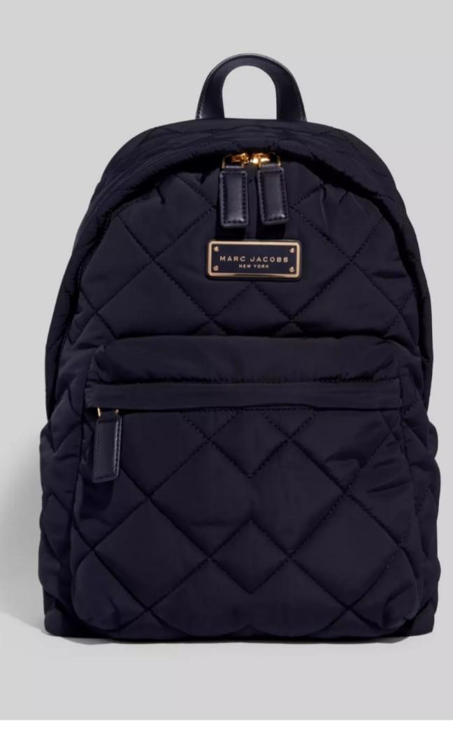 Authentic Marc Jacobs Medium Quilted Nylon Backpack Luxury Bags